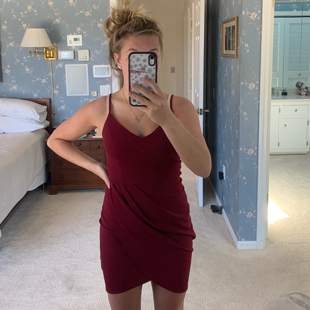 Maroon Formal Dress